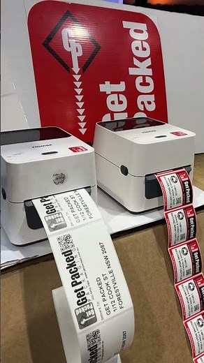 Label Printing with the Toshiba B-FV4 Printer