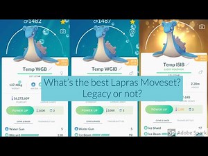 Lapras Moveset Comparison – Do legacy moves matter?