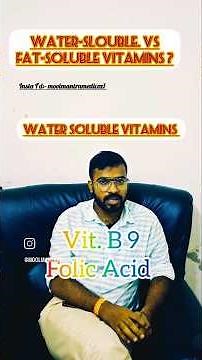 Defferent between water soluble and fat soluble vitamins