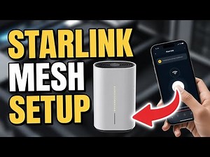 How to setup Starlink Mesh WiFi - Beginner Guide