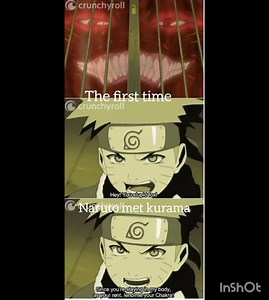 The first time naruto met kurama