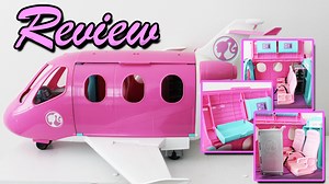 Watch Barbie Dreamplane Airplane Play Set Review on Amazon Live
