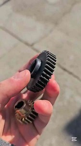 Replacing 3D printed gears with aluminum ones