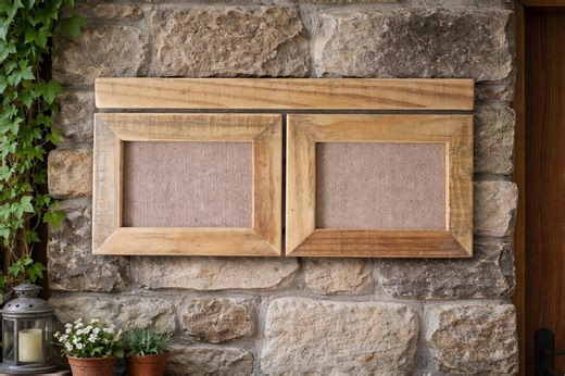 Handmade Rustic Multi-opening Wood Picture Frame – Farmhouse Wall Decor - Etsy