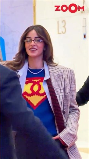 Ananya Panday Serves Cute Vibes in Glasses #shorts #ananyapanday