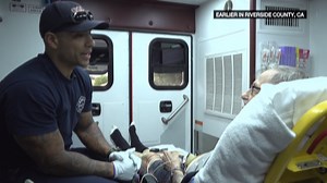 Medics respond to a call from a man having difficulty breathing. | Live Rescue on A&E