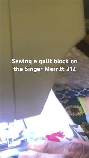 Sewing with the Singer Merritt 212