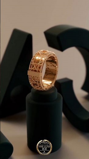 The ultimate luxury band... ✨ Dior Gold Ring Reveal #shortsfeed