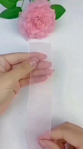 17K views · 301 reactions | Happy Easter . Here is an easy DIY ribbon rose  | Pixie Dust by Vidya | Facebook