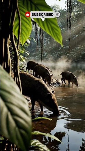 CINEMATIC 8K: The Perfect Amazon Hunt | Ultra-Realistic Jaguar vs. Peccary