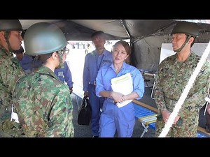 千葉の台風１５号被災地を視察する今井絵理子政務官