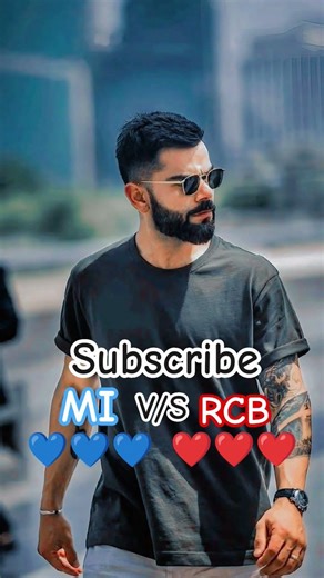 MI💙🆚❤️ RCB ka #short video❗