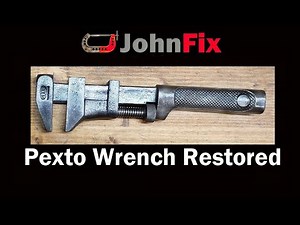 Pexto wrench restored and "monkey" Wrench explained