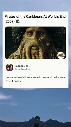 Davy Jones in Pirates of the Caribbean (2007) still holds up better than modern CGI! 🏴‍☠️🦑🎬 #viral