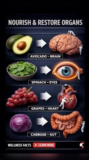 Food as Medicine | Heal Your Organs Naturally with these Foods#shortsfeed #food #nutrition #shorts