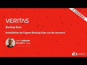 Installation de l'agent Backup Exec sur les serveurs -Veritas Backup Exec