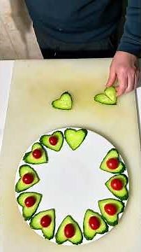 Simple and easy-to-learn garnish tutorial #Vegetable Carving #Creative Garnish #Plating Skills