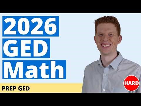 GED Math Test 2026 (60 HARD Questions with Explained Answers)