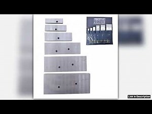 6 Pcs Adjustable Parallel Set 38 214 HardenedSteel Accuracy Parallels Set for Layout Inspection Sto