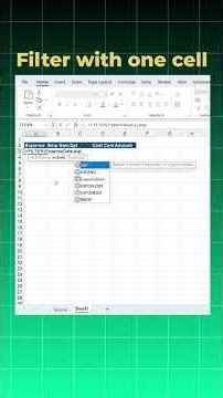 Build a dynamic search bar in seconds #excel #tutorial #shorts