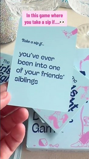 Relatable party game for girls night 🥰 | The Girls Night Game #shorts