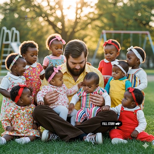 In 1979, One Man Adopted Nine Black Baby Girls Nobody Wanted — 46 Years Later, Their Story Will Leave You Speechless… When Richard Miller lost his wife Anne, his world fell into silence. Their dream of filling a home with children vanished overnight. Friends urged him to remarry, but Richard clung to Anne’s final words: “Don’t let love die with me. Give it somewhere to go.” That promise led him, on a rain-soaked night, to St. Mary’s Orphanage — where fate waited. There, abandoned on church steps