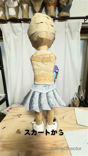 ついに新作制作スタート！新しい段ボール人間はどんな子になる？ #段ボール #手作り工作