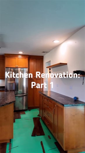 Chef Adam on Instagram: "RIP to this kitchen. 🪦 Part 1 of the kitchen glow-up starts with pure destruction 🔨💥 Floors coming up, vibes going down, chaos activated. This is either going to be the best decision I’ve ever made or a very expensive personality trait. 👇 Be honest: Should I regret this yet… or wait until Part 2? #KitchenReno #KitchenRemodel #HomeReno #DemoDay #RenovationLife #BeforeTheGlowUp #HomeTransformation #RenovationTok #Part1"