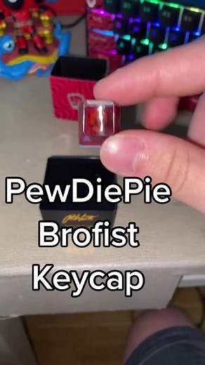 Custom PewDiePie Brofist Keycap Review