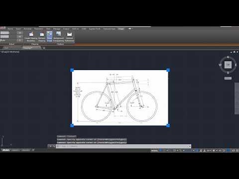 AutoCAD 2018 Speed Tutorial - Importing Images Correctly