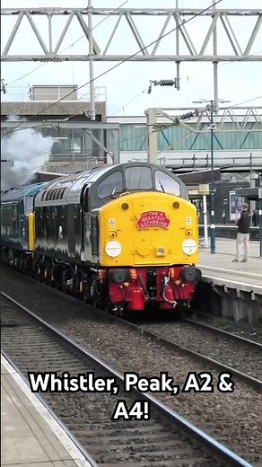 Whistler, Peak, A2 & A4 LOCO CONVOY..! #steam #train #diesel #railway