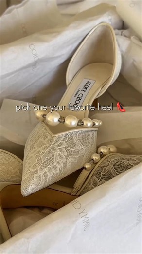 Which Heel Would You Pick? 👠 Luxury Jimmy Choo Pearl Heels Unboxing #shorts #heels #ootd #fashion