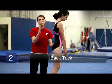 Standing Handsprings & Tucks for Beginner Gymnasts : Beginning Gymnastics