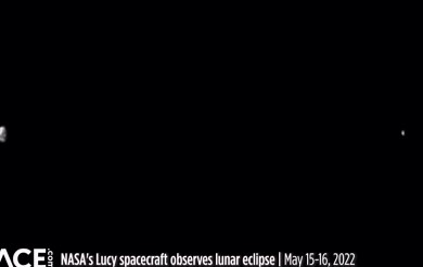 Time-Lapse Of Lucy Spacecraft's Epic View Of The Lunar Eclipse