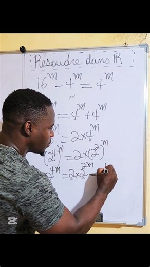 Aujourd’hui, on apprend à résoudre une équation avec des puissances ! 👉 Regarde jusqu’à la fin pour comprendre la méthode étape par étape #mathematiques #mathematics #maths #fblifestyle #equations | Kesnel Joassaint