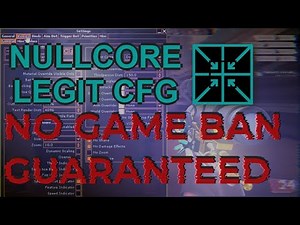 how to correctly configure nullcore to not get game banned in tf2