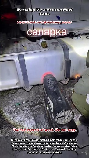 Warming Up a Frozen Fuel Tank