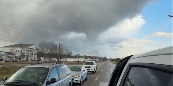 Watch: Residents escape wrath of tornado in Columbia, Mississippi
