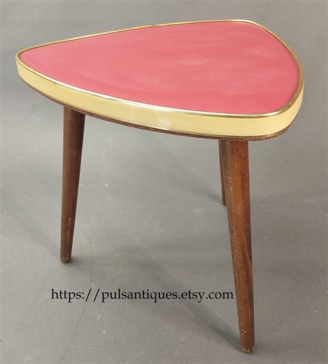 Vintage 1960s Mid-century Side Table / Coffee Table / Plant Stand - Etsy