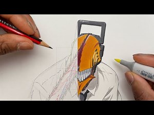 How to Draw Denji (Chainsaw Man) – Full Step-by-Step Tutorial