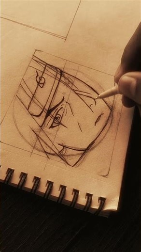 how to draw Itachi Uchiha sketch #shorts