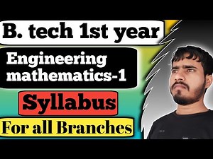 Engineering mathematics - 1 Syllabus introduction.