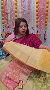 #silk #SAREES #tussare #ladies 8141812201 | Aushima's Collection