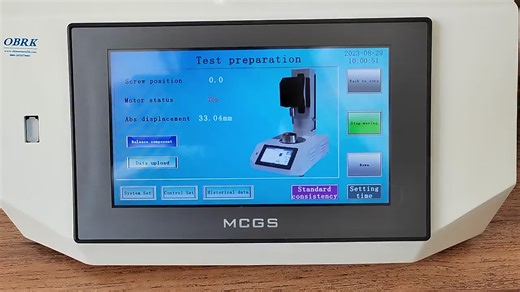 Automatic Vicat Apparatus Cement Consistency Setting Time Meter Penetration Tester