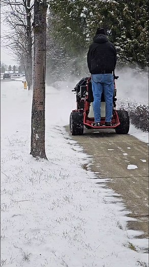 Leaf Blowing Sidewalks 🌬 | Fill's Lawn Care