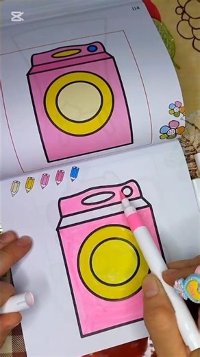 Real Washing Machine Spin Sound 🌀 Coloring Page