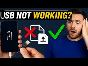 USB Not Working for File Transfer with Laptop or PC in Android (Samsung) | Only Works for Charging
