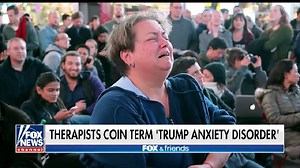 744K views · 11K reactions | Therapists coin the term “Trump Anxiety Disorder’ Symptoms include: Feeling that the world is ending, lack of sleep, and excessive time on social media | Fox & Friends | Facebook