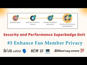 Enhance Fan Member Privacy || Security and Performance Superbadge Unit || Challenge 3 || Trailhead