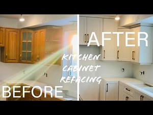 Kitchen Cabinet Refacing (Amazing Before & After!)